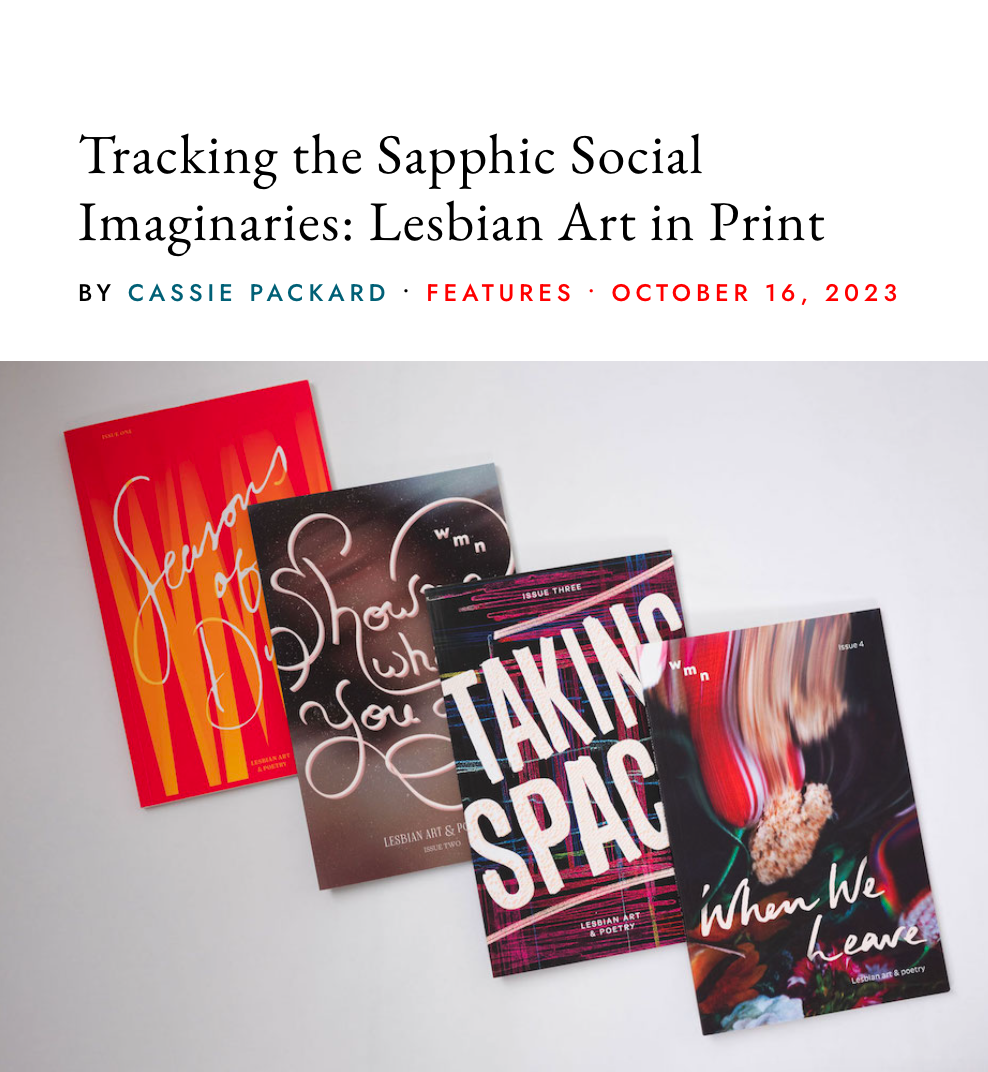 Tracking the Sapphic Social Imaginaries: Lesbian Art in Print